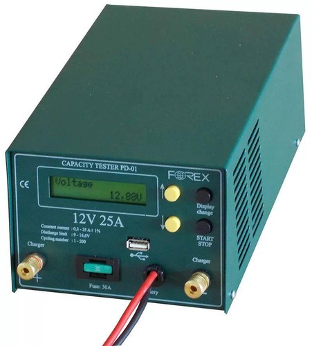 Forex battery tester mit - 12/25,