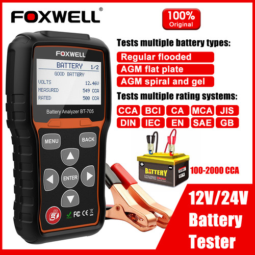 2026 foxwell bt705 24v auto - 2026, 12/24v