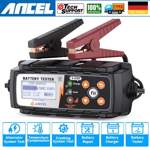 Ancel 12v auto batterietester - ancel,